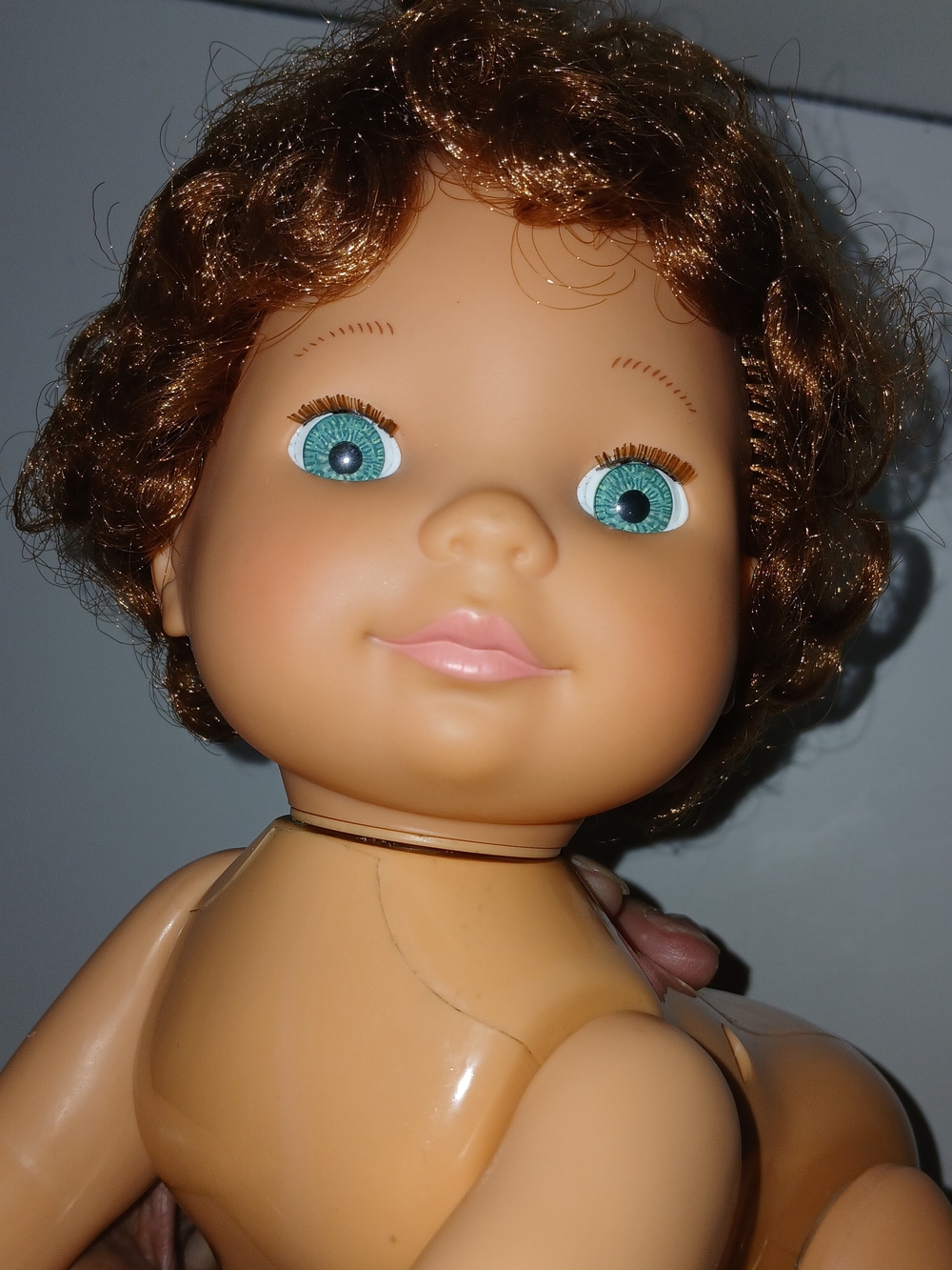 Vintage Oopsie Daisy Crawling Doll 1991 Red Hair Blue Eyes